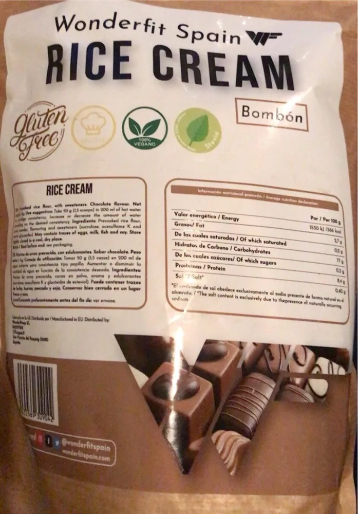 Rice cream