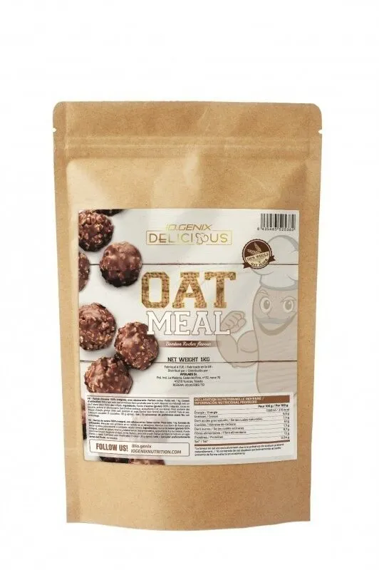 Oat meal, bonbon rocher