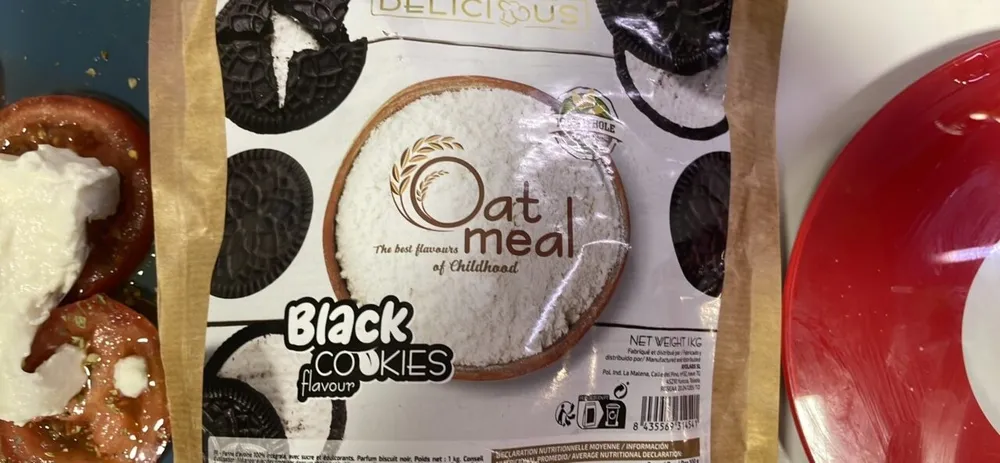 Oat meal Black Cookies flavour