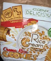 Rice cream cookies