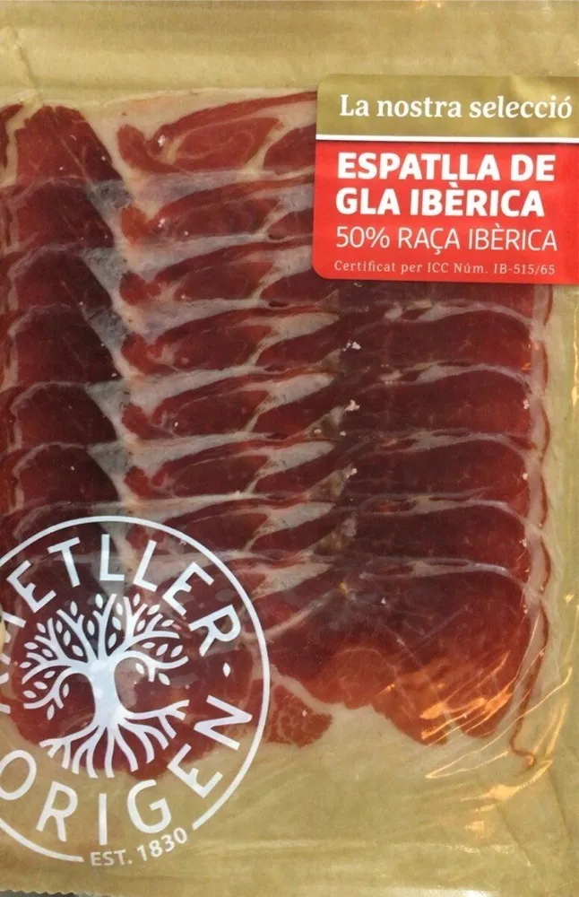 Espatlla de gla iberica