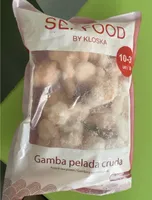 Gamba pelada cruda