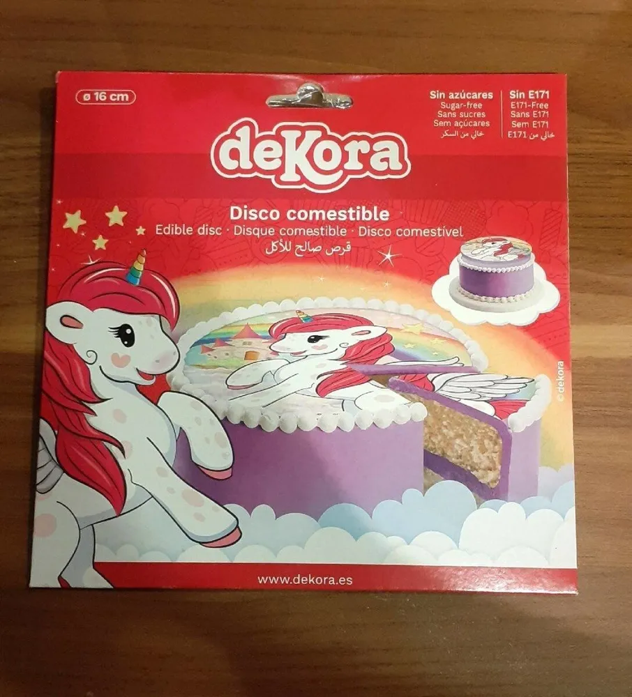 Disque gâteau comestible