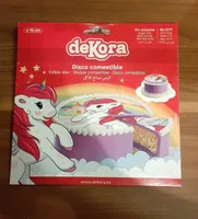 Disque gâteau comestible