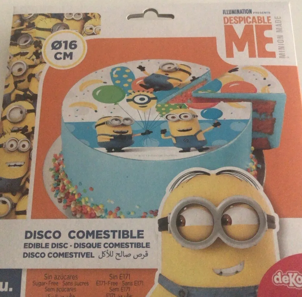 Disque comestible minions