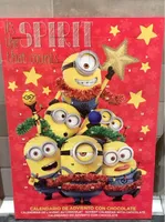 Calendario de adviento con chocolate