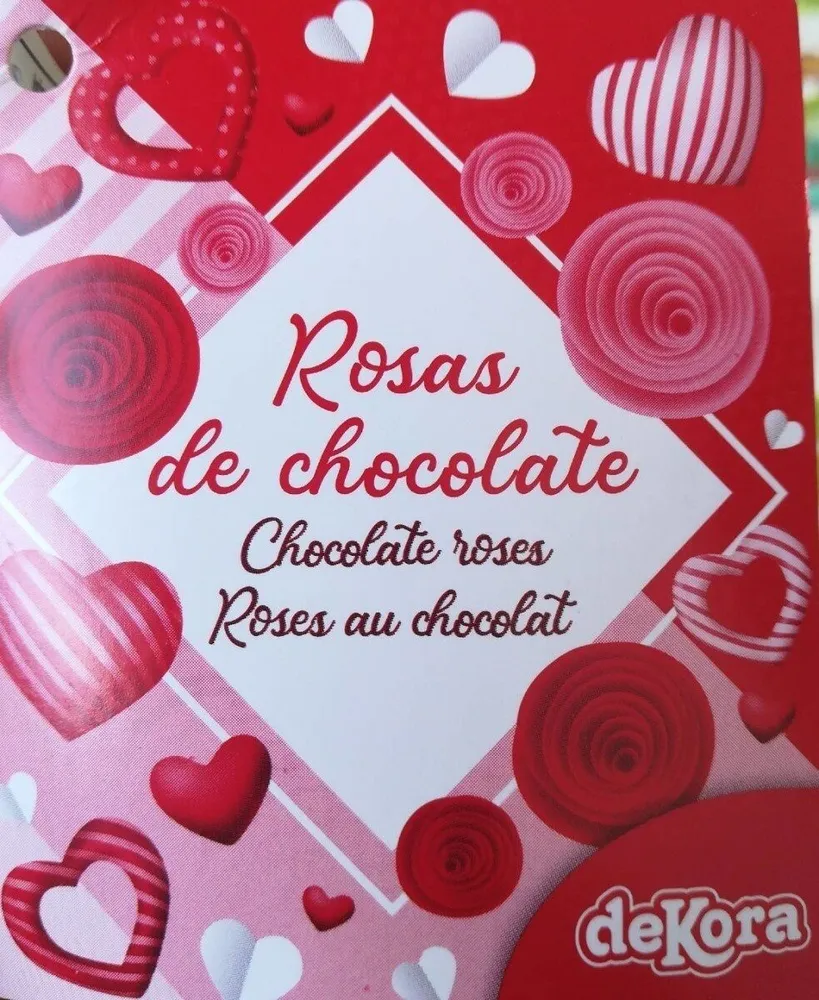 Rosas de chocolate