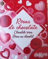 Rosas de chocolate