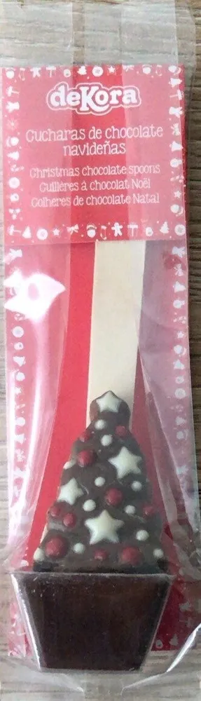 Cuillère de Noël au chocolat