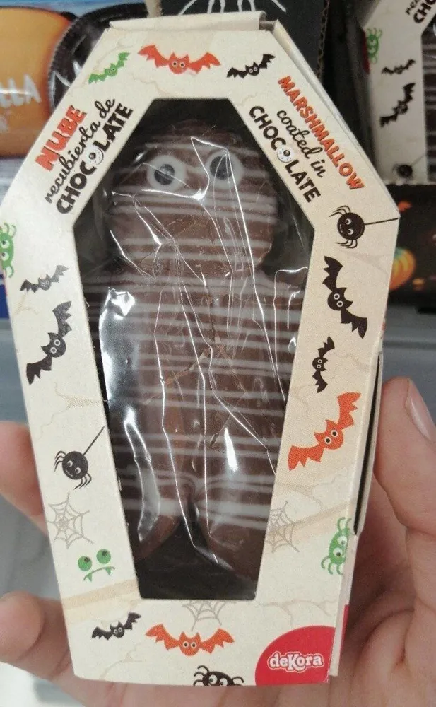 Nube recubierta de chocolate maxmalow