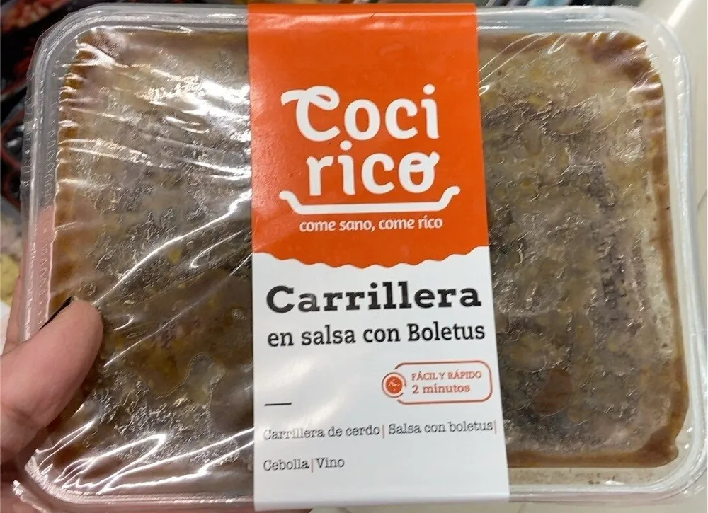 Carrillera en salsa de boletus
