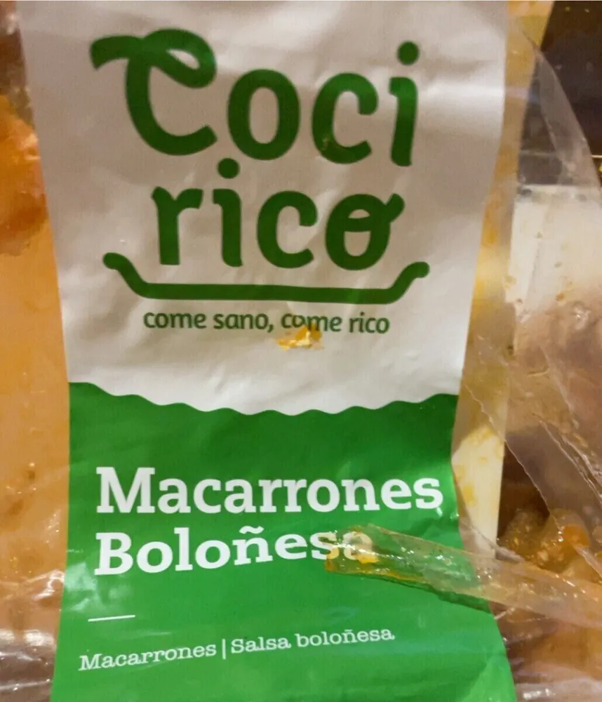 Macarrones Boloñesa