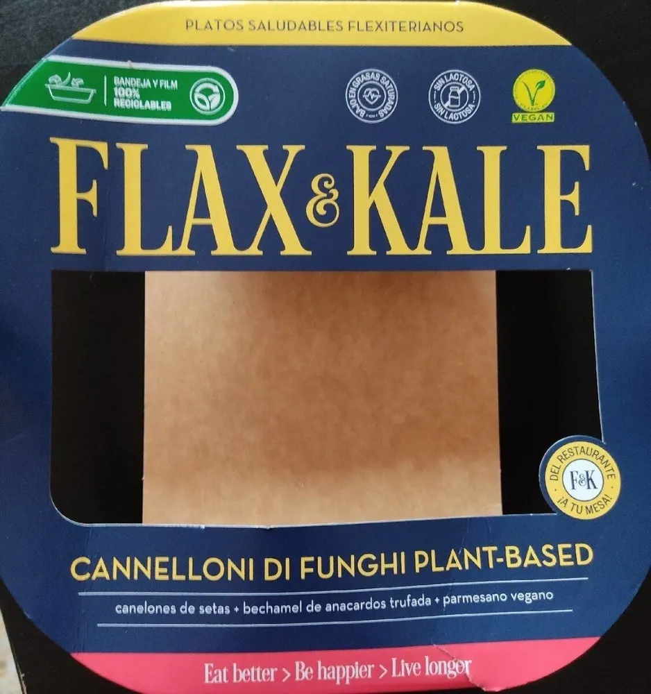 Cannelloni di funghi plant-based