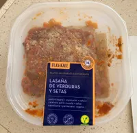 Lasaña de verduras y setas