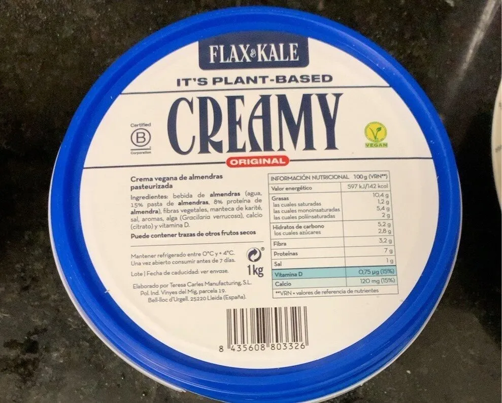 It’s plant-based creamy
