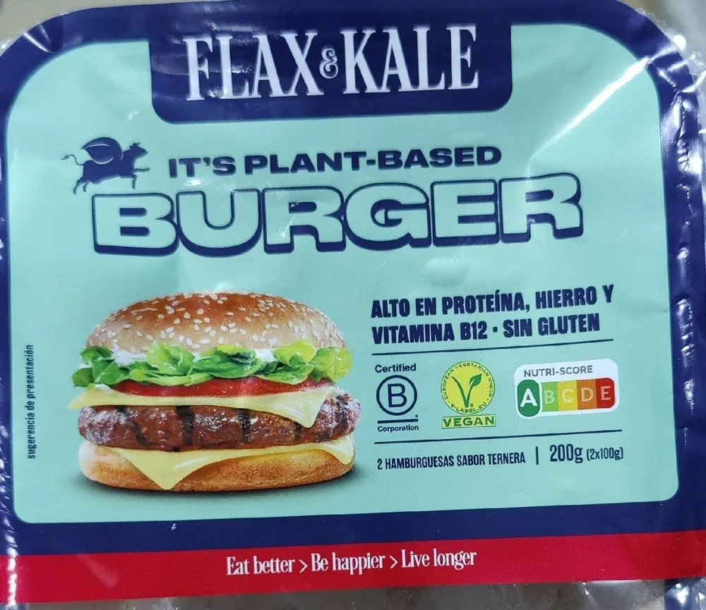 Plant based burger