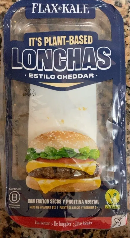 Lonchas estilo cheddar