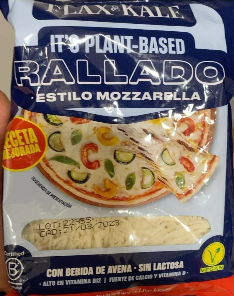 Rallado estilo mozzarella