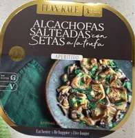Alcachofas salteadas con setas a la teufa