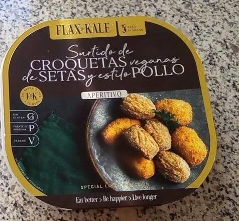 Croquetas serás y pollo