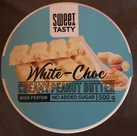 Creamy peanut butter white-choc