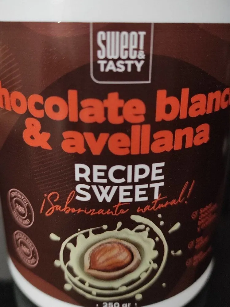 Saborizante chocolate blanco y avellana