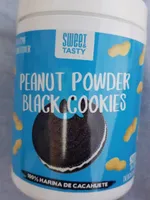 Peanut powder black cookies