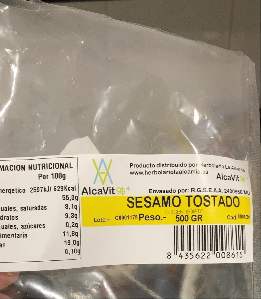Sesamo tostado