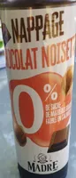 Nappage chocolat noisette 0% sucres