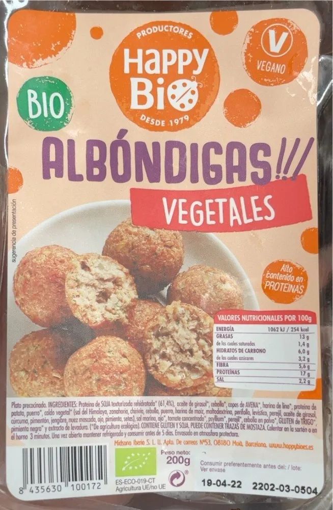 Albóndigas vegetales