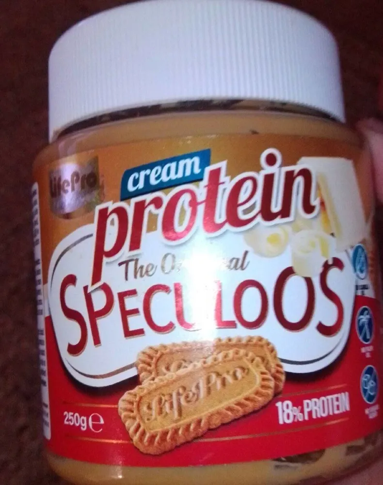 Crema de galleta con proteínas
