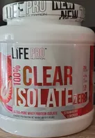 Clear Isolate Zero Ultra Pure Whey Protein Strawberry Lemonade
