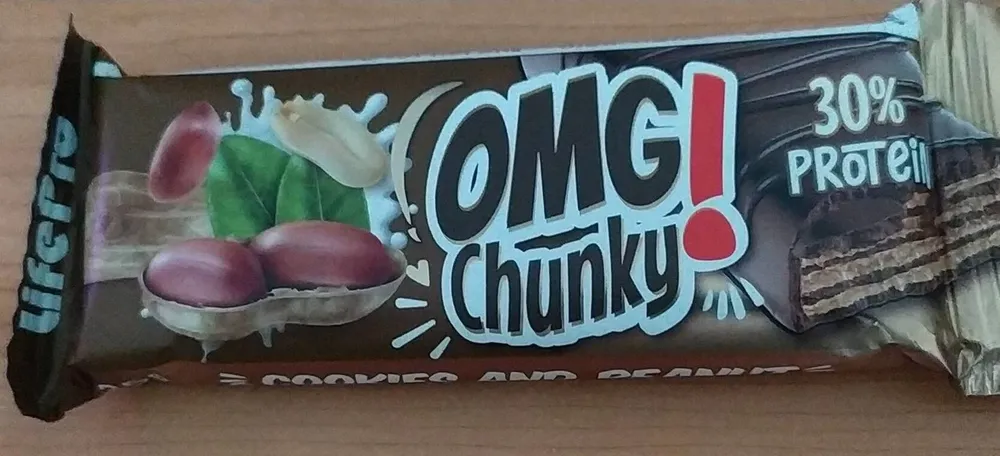 Barrita OMG Chunky cookies and peanut