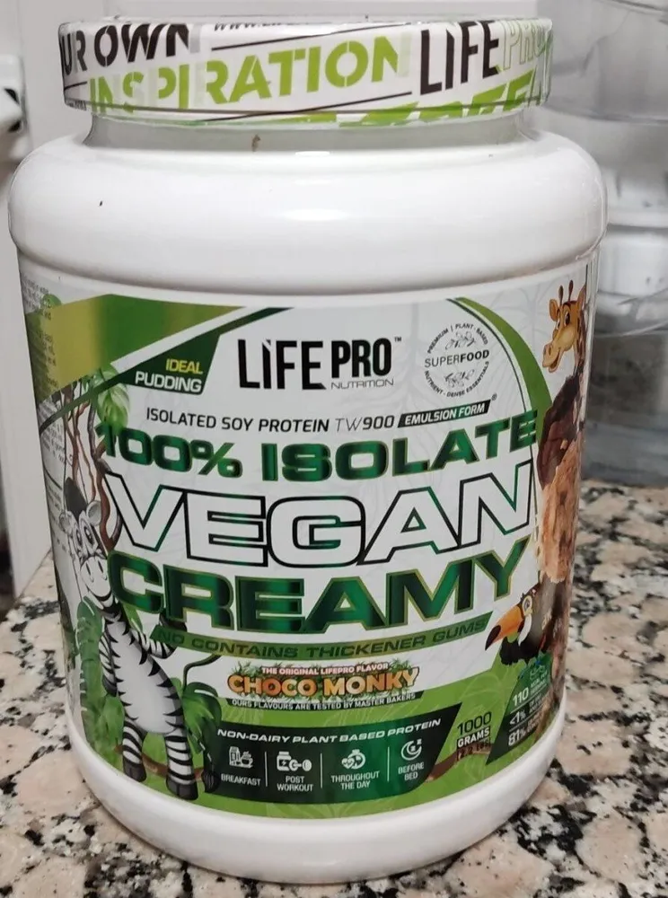 vegan creamy proteína