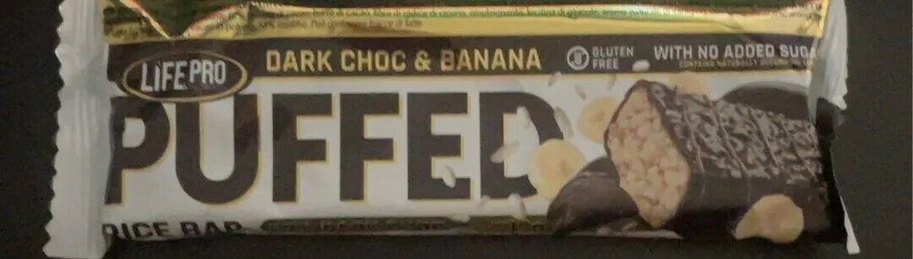 Puffed Dark choc & banana