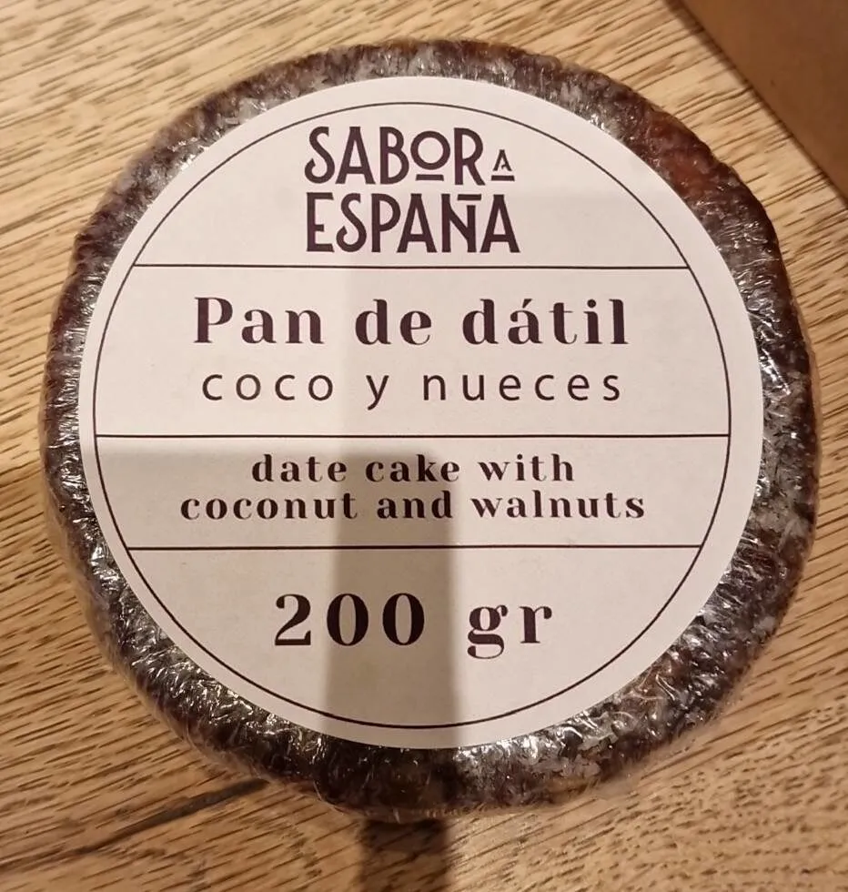 Pan de dátil coco y nueces