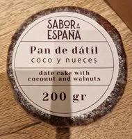 Pan de dátil coco y nueces