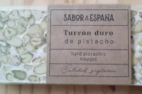 Turrón duro de pistacho