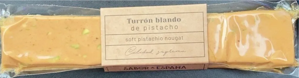 Turrón blando de pistacho