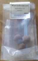 macadamis bañadas en cacao