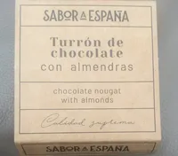 Turron de chocolate con almendras