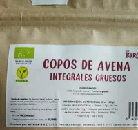 Copos de avena integrales gruesos