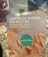 Copos de avena sin gluten integrales finos