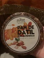 Pan de dátil con almendras