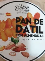 Pan de dátil con almendras