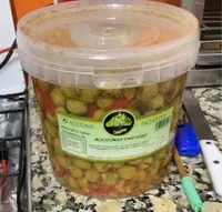Aceitunas partidas