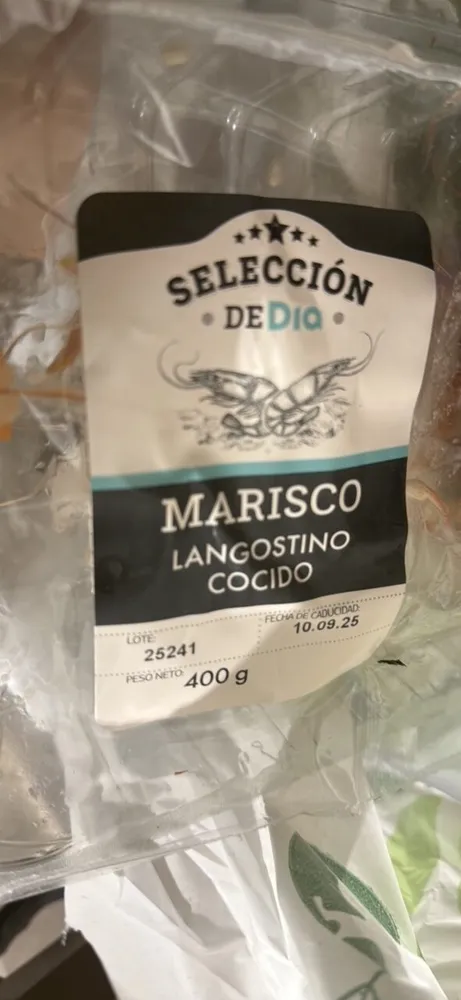 Langostino vannamei cocido