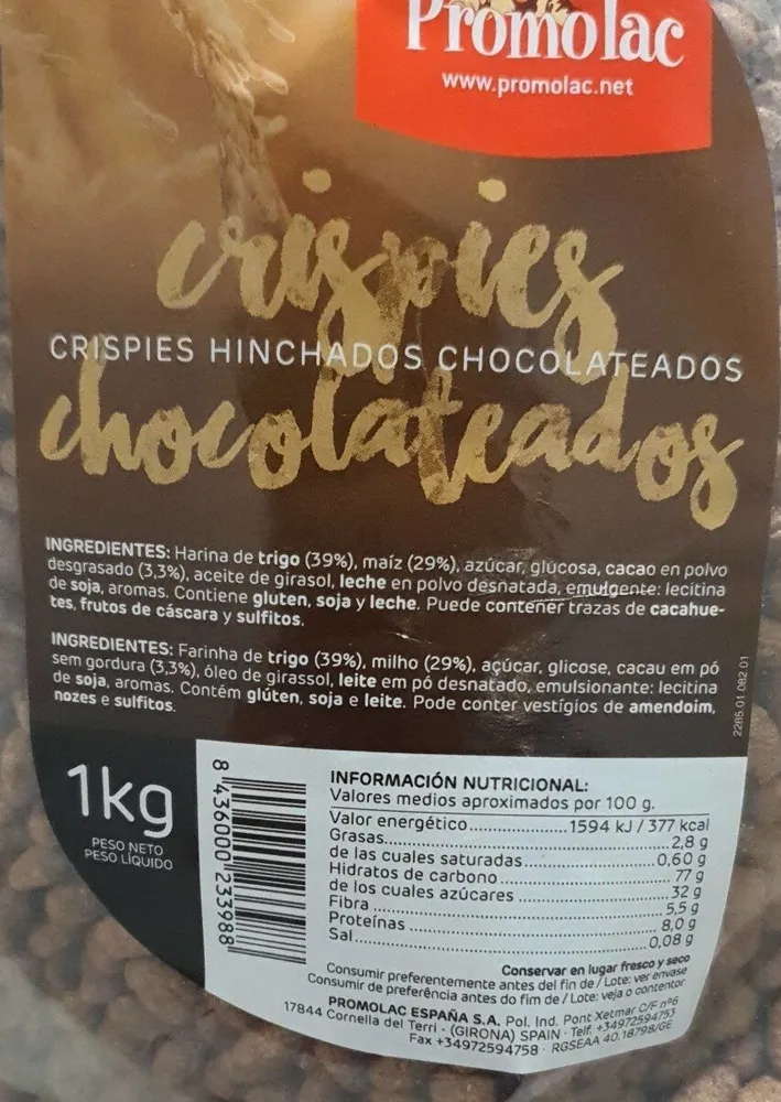 Crispis Hinchados Chocolateados