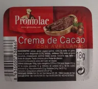 Crema de Cacao con avellanas