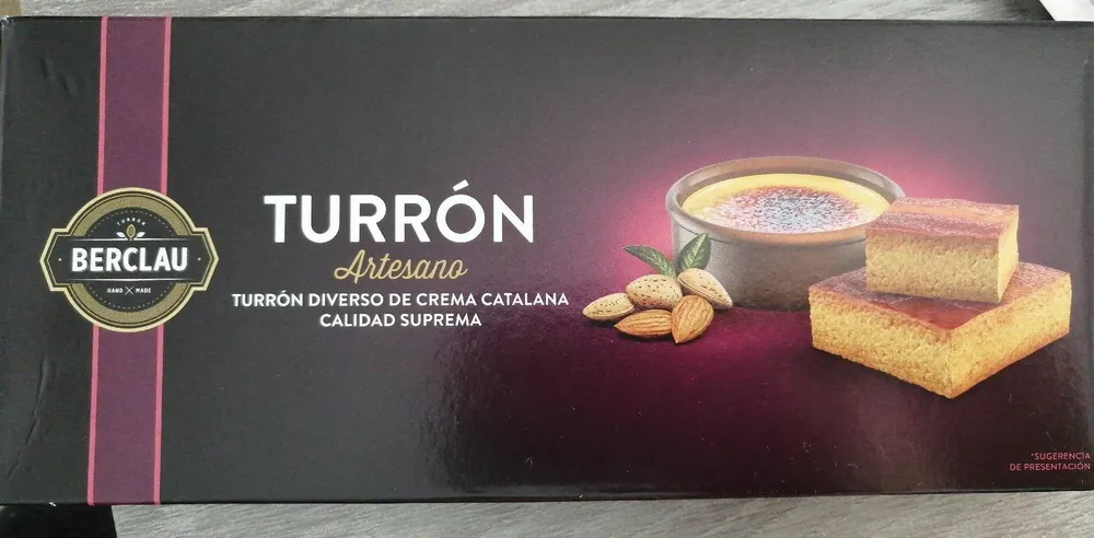 Turron de crema catalana